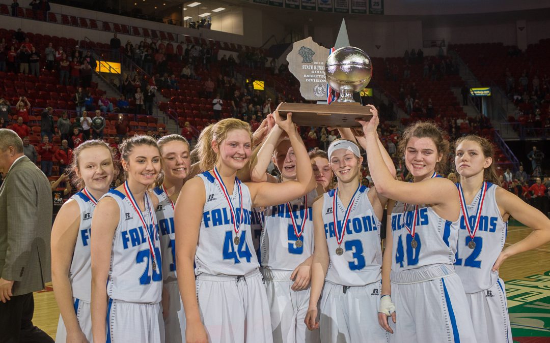 Amherst Falcons Girls Basketball Team Places 2nd at 2018 WIAA Tourney